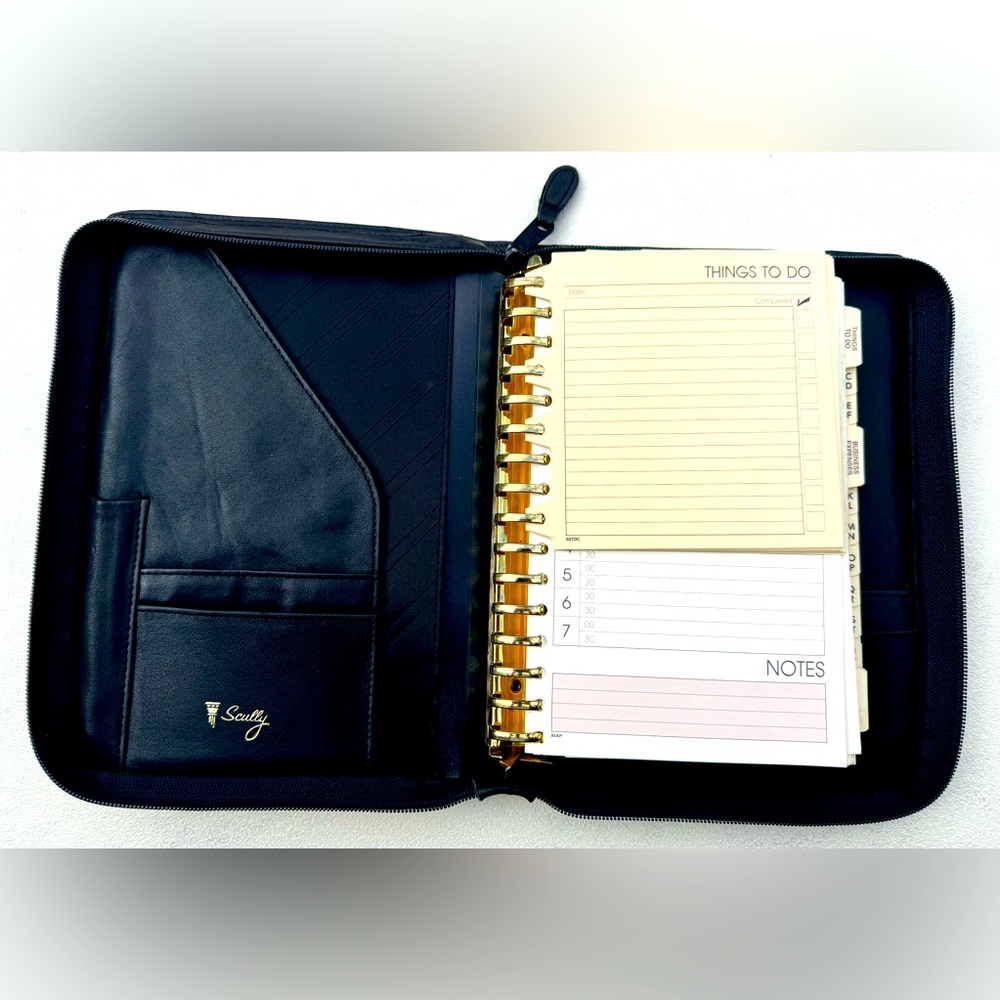 Vintage - Scully Fine Leather Organizer